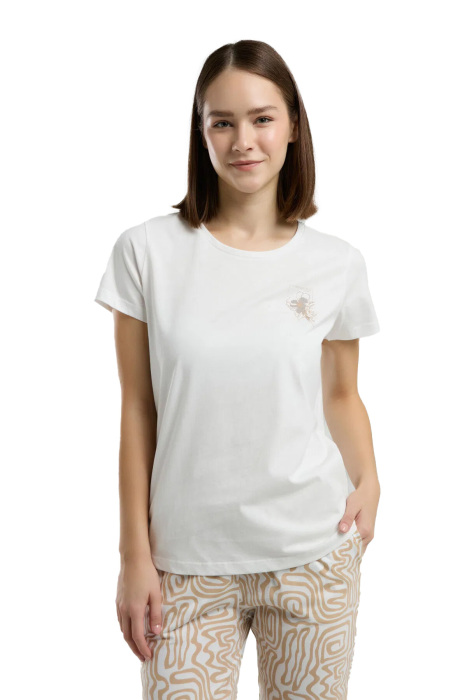Arnetta Kadın Pijama Takımı - AR3303-S Beyaz - 3