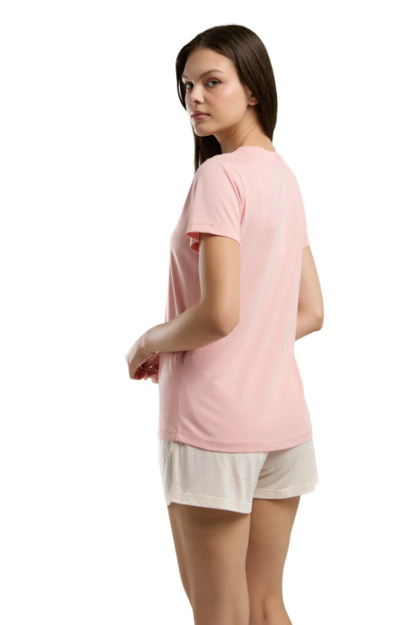 Arnetta Kadın Şortlu Takım - AR3220-S Pembe - 4