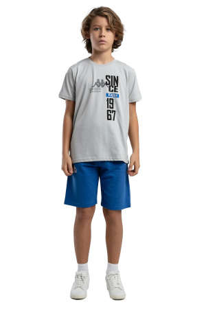 Authentic Jake Erkek Çocuk T-Shirt - 38257LW Gri - 4