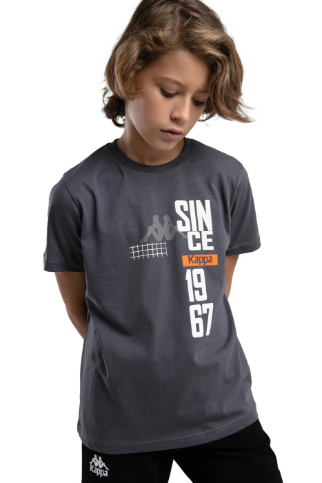 Authentic Jake Erkek Çocuk T-Shirt - 38257LW Koyu Gri - 2