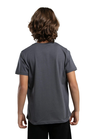 Authentic Jake Erkek Çocuk T-Shirt - 38257LW Koyu Gri - 3