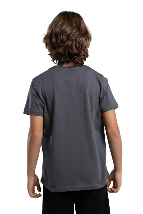 Authentic Jake Erkek Çocuk T-Shirt - 38257LW Koyu Gri - 3