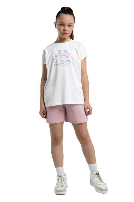 Authentic Kaelyn Kız Çocuk T-Shirt - 38284XW Beyaz - 2