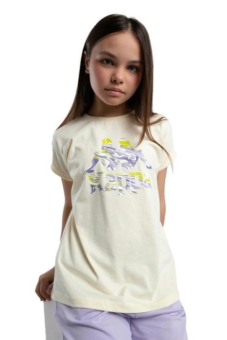 Authentic Kaelyn Kız Çocuk T-Shirt - 38284XW Sarı - 2
