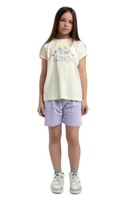 Authentic Kaelyn Kız Çocuk T-Shirt - 38284XW Sarı - 4