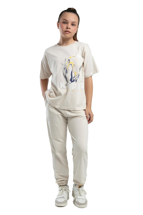Authentic Kaitlin Kız Çocuk T-Shirt - 38284RW Bej - 2