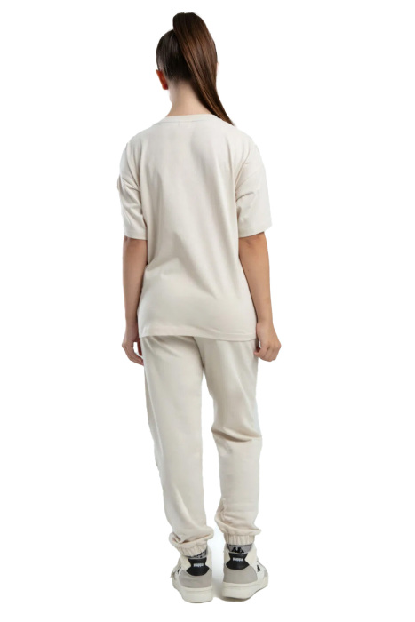 Authentic Kaitlin Kız Çocuk T-Shirt - 38284RW Bej - 4