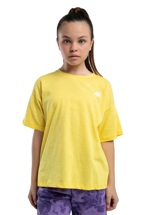 Authentic Kaitlyn Kız Çocuk T-Shirt - 38284ZW Sarı - 1
