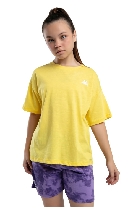 Authentic Kaitlyn Kız Çocuk T-Shirt - 38284ZW Sarı - 2
