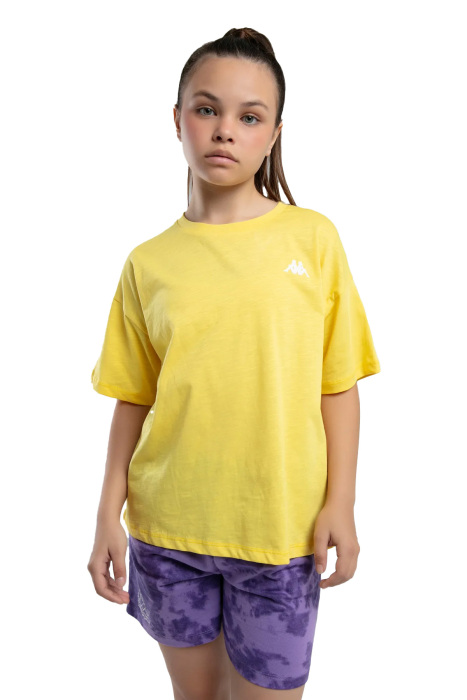 Authentic Kaitlyn Kız Çocuk T-Shirt - 38284ZW Sarı - 3