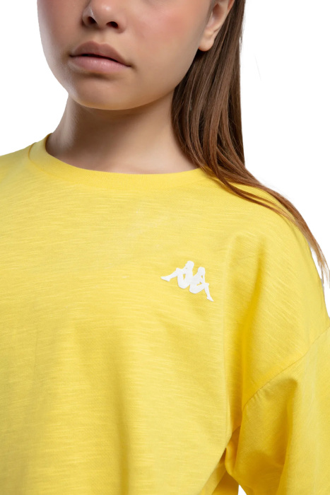 Authentic Kaitlyn Kız Çocuk T-Shirt - 38284ZW Sarı - 4