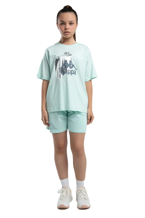 Authentic Kali Kız Çocuk T-Shirt - 38284QW Nil Yeşili - 4