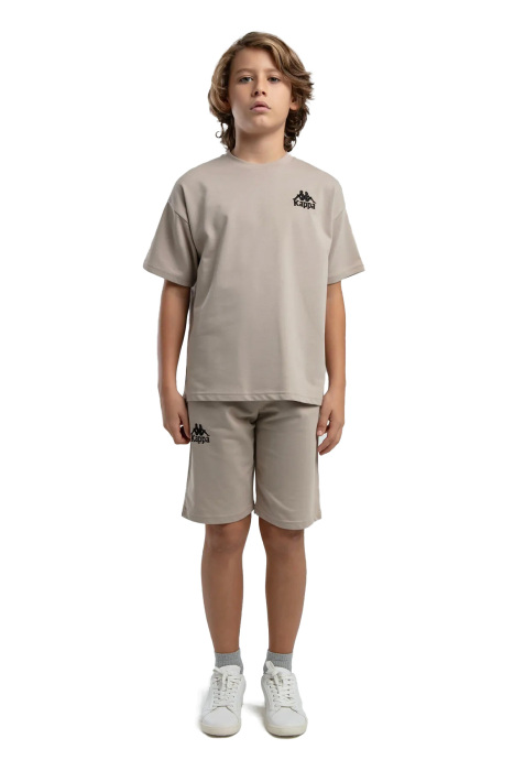 Authentic Keaton Erkek Çocuk Bermuda Takım - 36225JW Gri - 3