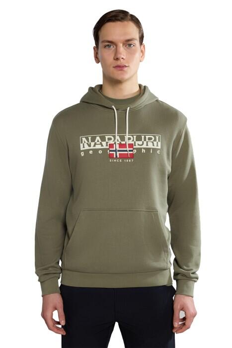 Napapijri - B-Aylmer H Erkek SweatShirt - NP0A4HTL Green Lıchen