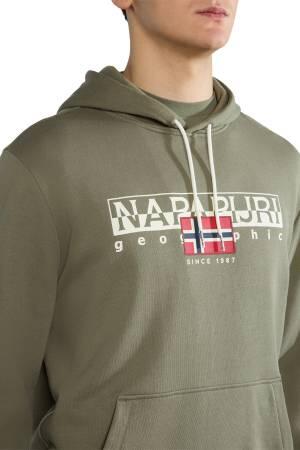 B-Aylmer H Erkek SweatShirt - NP0A4HTL Green Lıchen - Thumbnail