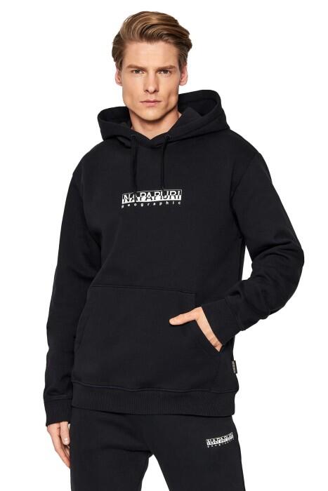 Napapijri - B-Box H S 1 Erkek Sweatshirt - NP0A4GBE Siyah