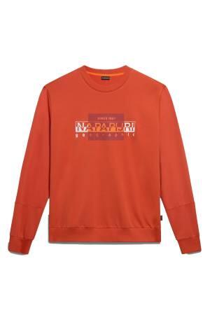 B-Smallwood C Erkek SweatShirt - NP0A4HP5 Koyu Turuncu - Thumbnail