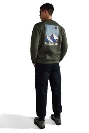 B-Telemark C Erkek SweatShirt - NP0A4HN1 Yeşil - Thumbnail