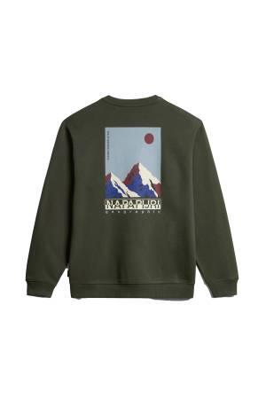 B-Telemark C Erkek SweatShirt - NP0A4HN1 Yeşil - Thumbnail