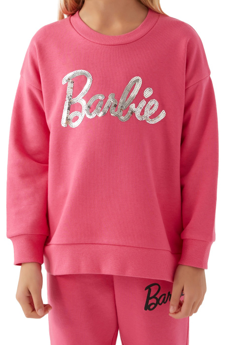 Barbie Kız Çocuk SweatShirt - L1769-3 Fuşya - 3