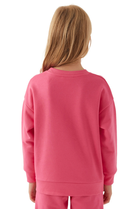 Barbie Kız Çocuk SweatShirt - L1769-3 Fuşya - 4