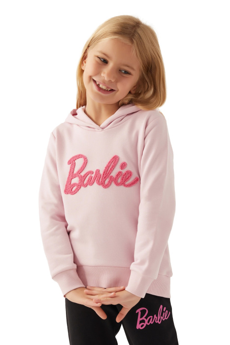 Barbie Kız Çocuk SweatShirt - L1769-3 Toz Pembe - 1