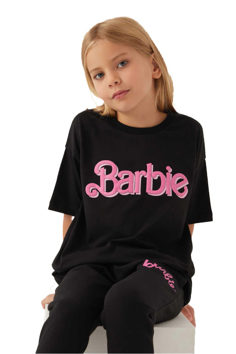 Barbie Kız Çocuk T-Shirt - L1772-3 Siyah - 3