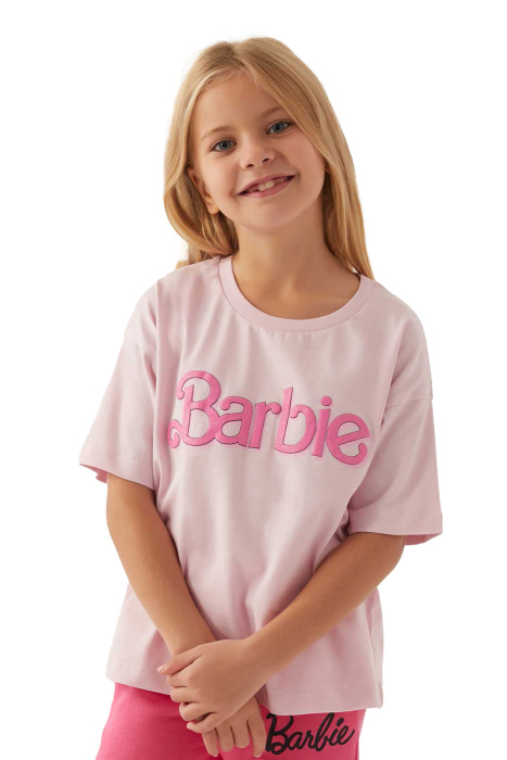 Barbie Kız Çocuk T-Shirt - L1772-G Toz Pembe - 2