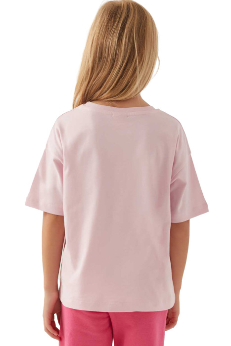 Barbie Kız Çocuk T-Shirt - L1772-G Toz Pembe - 4
