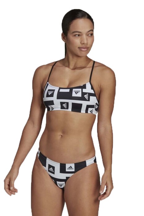 Bars Aop Kadın Bikini - H62031 Siyah/Beyaz - 2
