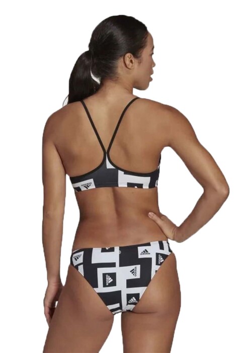 Bars Aop Kadın Bikini - H62031 Siyah/Beyaz - 3