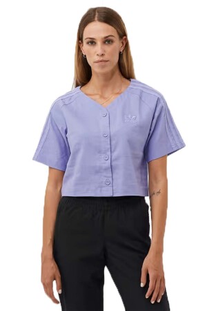 Baseball Kadın T-Shirt - HB9528 Mor Mor