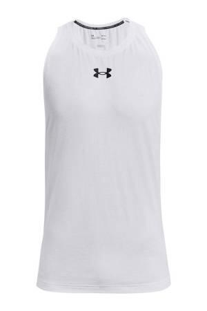 Baseline Cotton Tank Erkek Spor Atlet - 1361901 Beyaz - Thumbnail