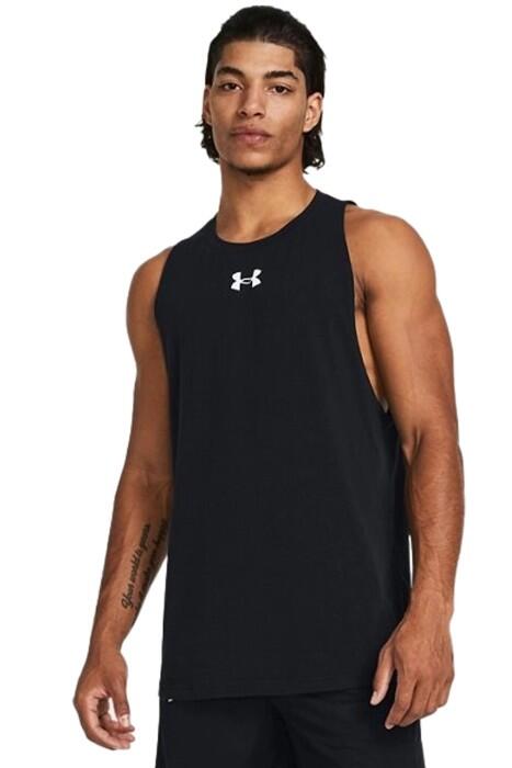 Baseline Cotton Tank Erkek Spor Atlet - 1361901 Siyah - 1