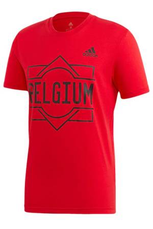 Belgium Erkek T-Shirt - FT6050 Kırmızı - EU-Adidas