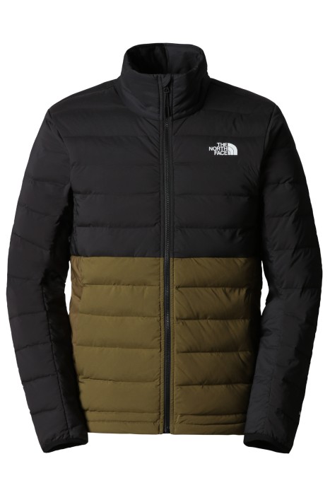 The North Face - Belleview Stretch Down Erkek Mont - NF0A7UJF Siyah/Yeşil