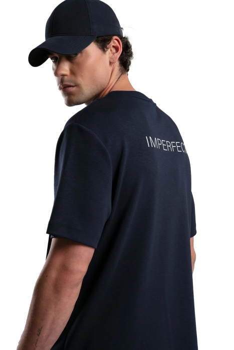 Benmanaj Erkek Baskılı T-Shirt - BMY0007 Lacivert - 3