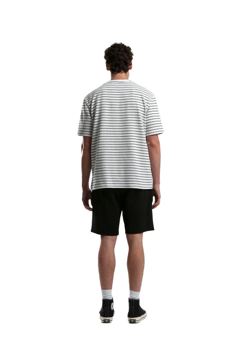 Benmanaj Erkek Bisiklet Yaka T-Shirt - BMY0037 Beyaz - 2