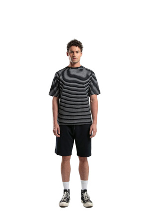 Benmanaj Erkek Bisiklet Yaka T-Shirt - BMY0037 Lacivert - 1