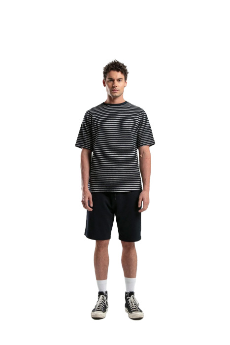 Benmanaj Erkek Bisiklet Yaka T-Shirt - BMY0037 Lacivert - 1