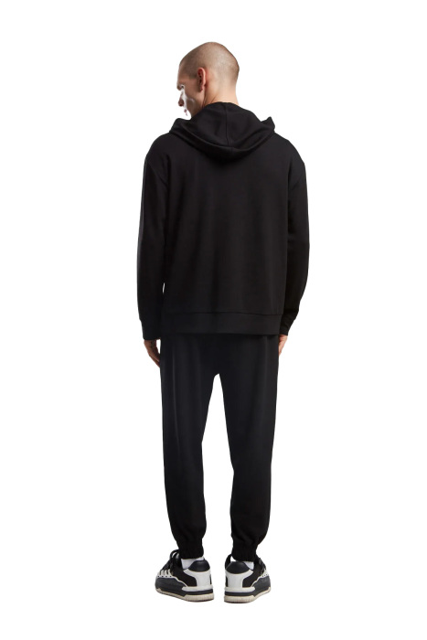 Benmanaj Erkek Kapüşonlu SweatShirt - BMK0037 Siyah - 5
