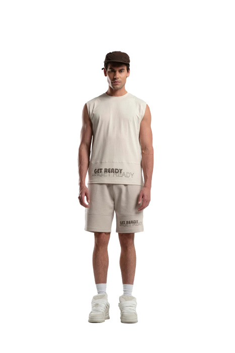 Benmanaj Erkek Short - BMY0025 Bej - 2