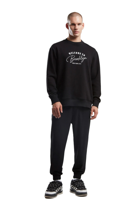 Benmanaj Erkek SweatShirt - BMK0040 Siyah - 1