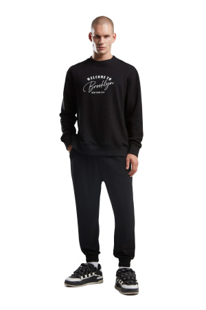 Benmanaj Erkek SweatShirt - BMK0040 Siyah - 2