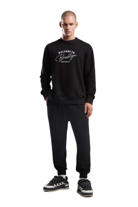 Benmanaj Erkek SweatShirt - BMK0040 Siyah - 2