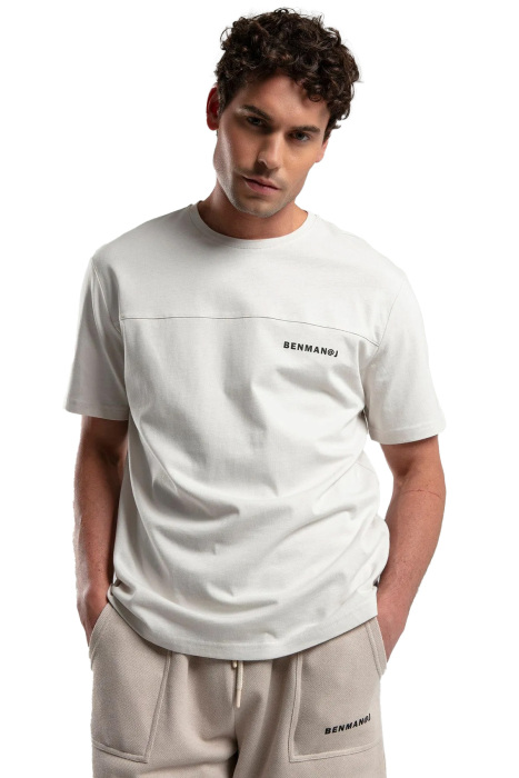 Benmanaj Erkek T-Shirt - BMY0024 Bej - 1