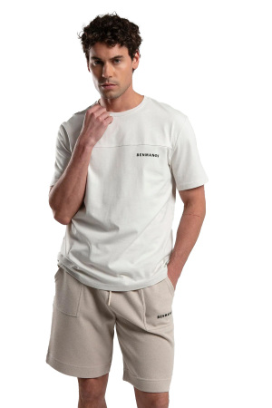 Benmanaj Erkek T-Shirt - BMY0024 Bej - 2