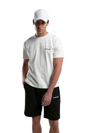Benmanaj Erkek T-Shirt - BMY0024 Beyaz - 1