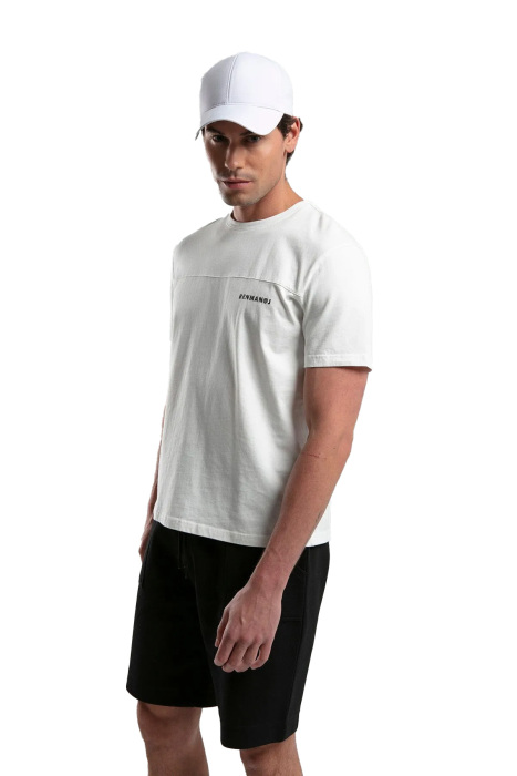 Benmanaj Erkek T-Shirt - BMY0024 Beyaz - 2