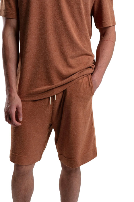 Benmanaj Erkek Triko T-Shirt - BMY0001 Turuncu - 4